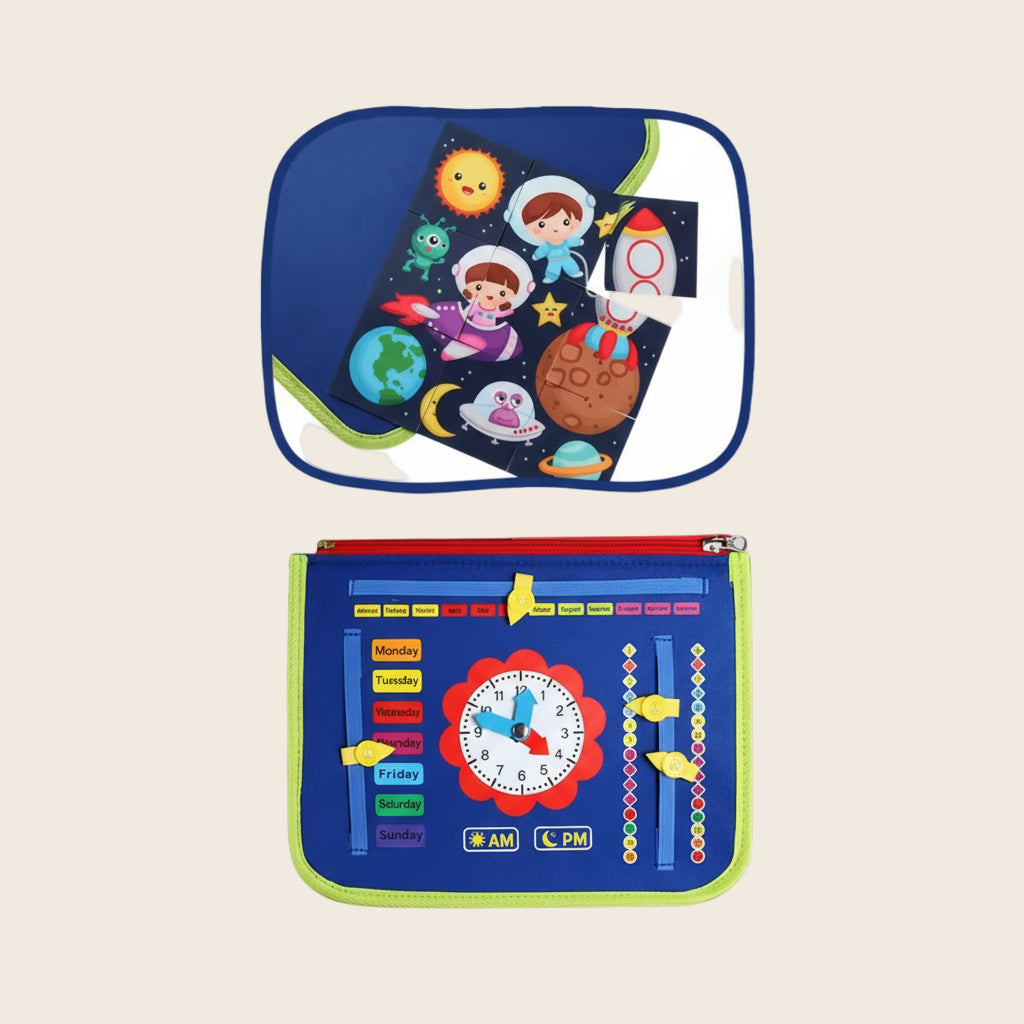 Montessori Activiteitenboek – Educatief Draagbaar Speel- & Leerboek voor Peuters