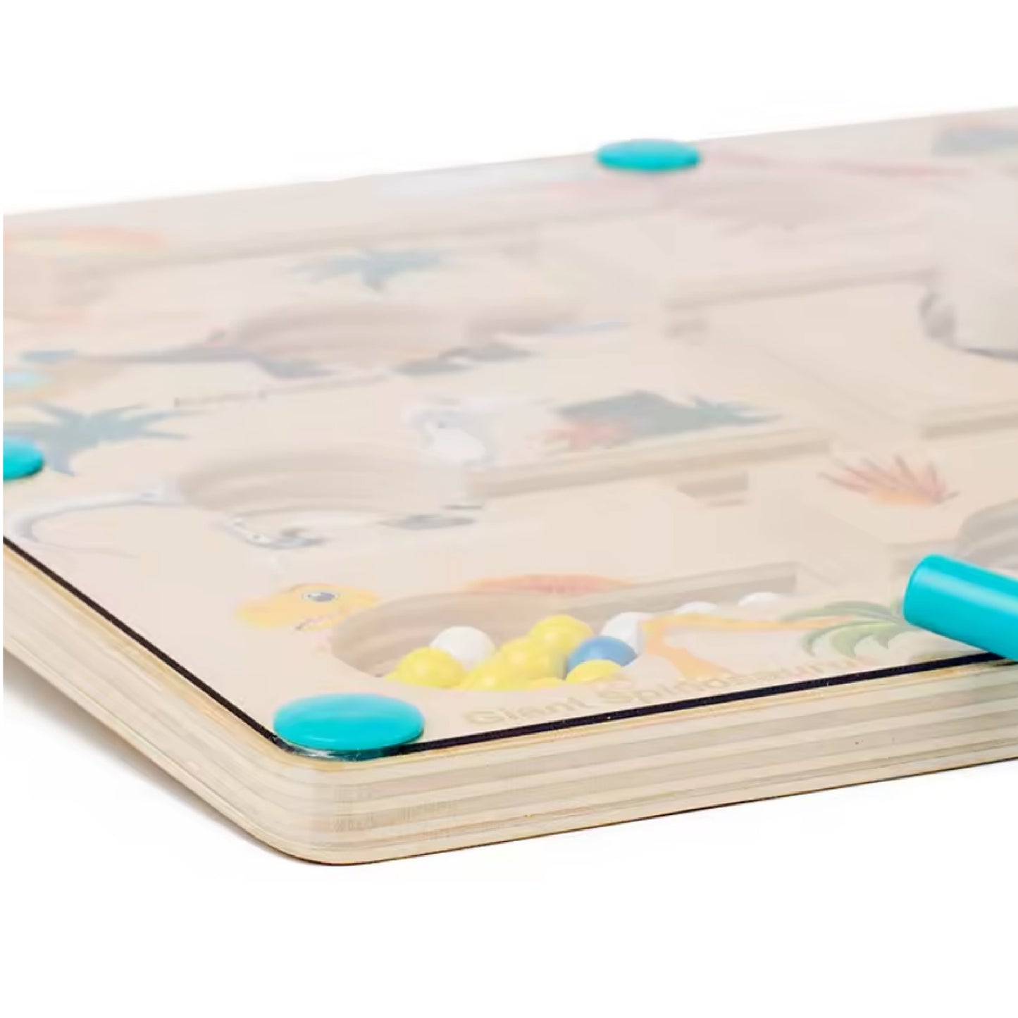 Detail Magnetisch dino doolhof montessori kids peuters - nulplus educatief speelgoed